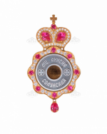 Мощовик-панагія з написом №1