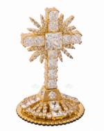 Хрест на митру "Сніжинка" №2